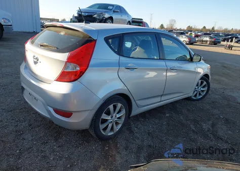 2014 Hyundai Accent Se from USA, damaged, VIN KMHCU5AE3EU195306